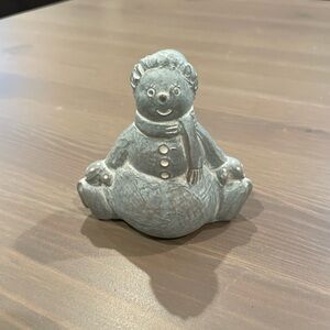 Isabel Bloom Snowman 2001 Christmas Decoration Figurine Vintage